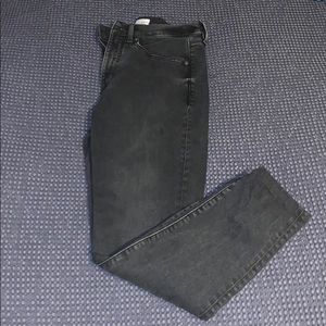 black high wasted skinny jeans